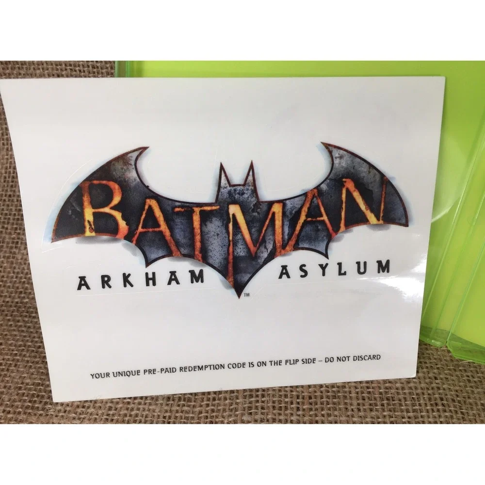 Batman Arkham Asylum Xbox 360 Game Complete CIB Tested Working Eidos Rocksteady